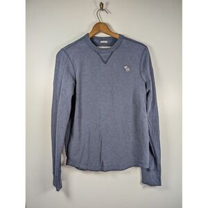 Y2K Abercrombie & Fitch Mens Muscle Sweater Size XL Moose Logo Shirt Knit Preppy